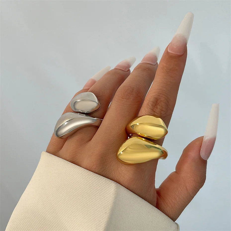 Ingemark Vintage Geometric Adjustable Finger Ring