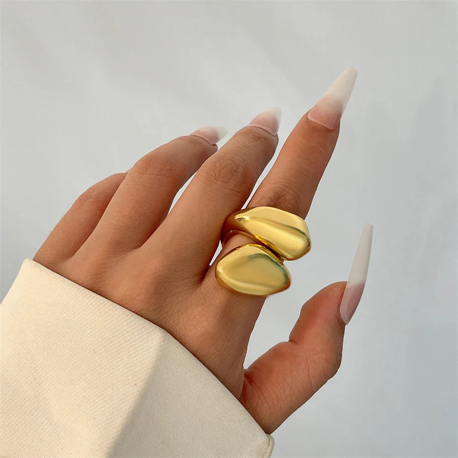 Ingemark Vintage Geometric Adjustable Finger Ring