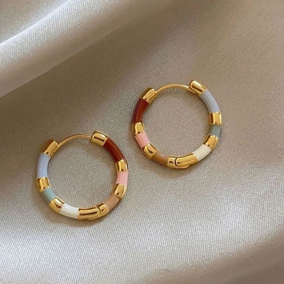Colorful Hoop Earrings