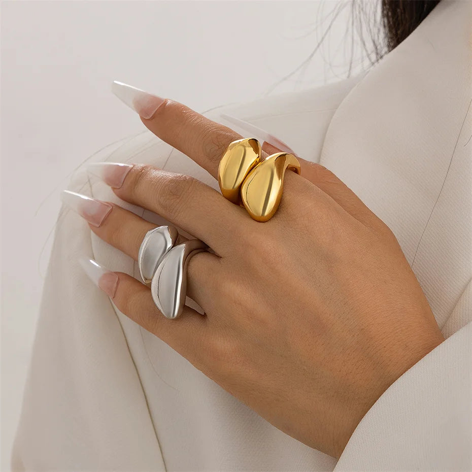 Ingemark Vintage Geometric Adjustable Finger Ring