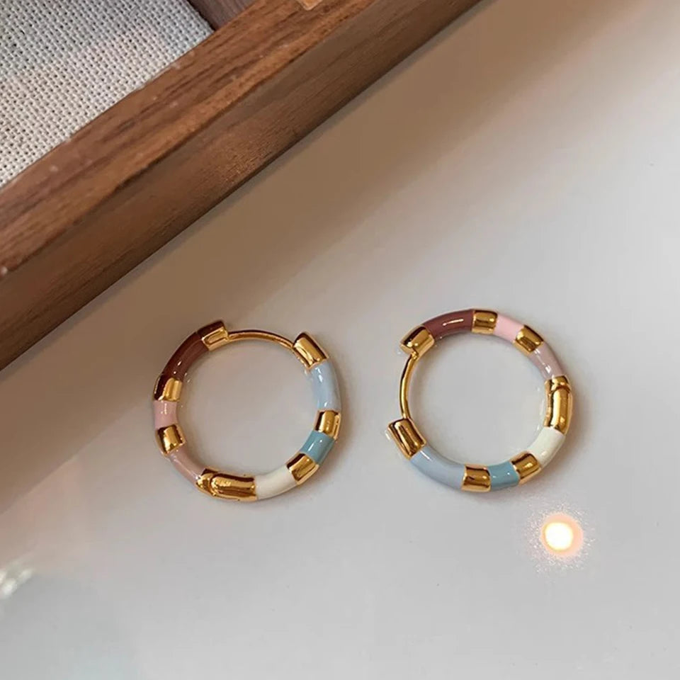 Colorful Hoop Earrings