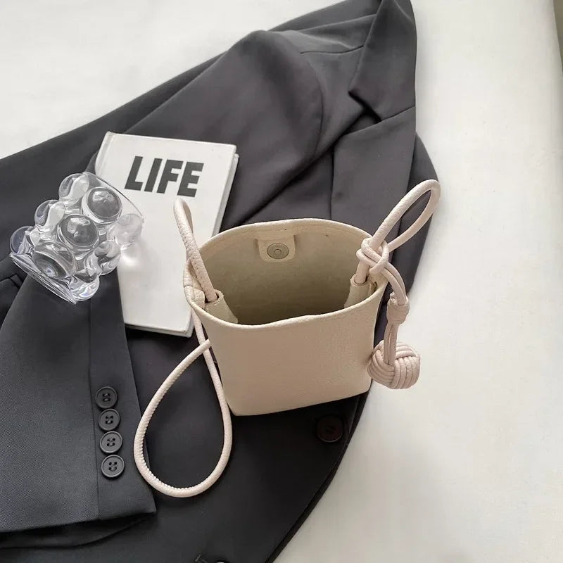 Leather Small Crossbody Bag Cell Phone