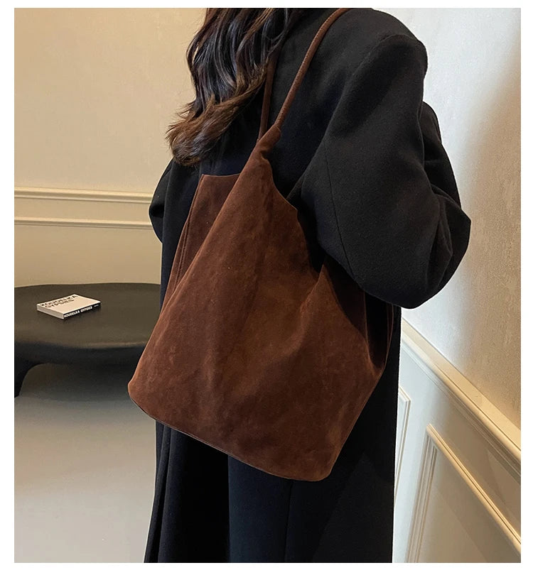 Suede Sewing Tote Bags