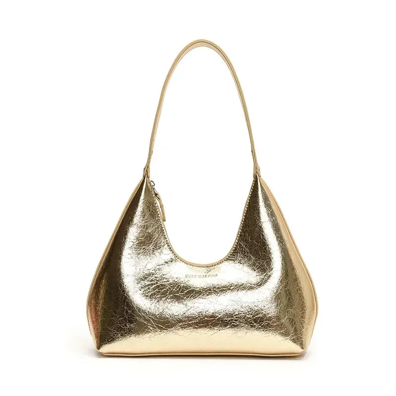French Shoulder Bag metallic