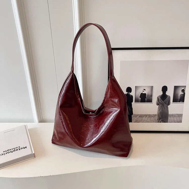 Retro Texture Single Shoulder Tote Bags