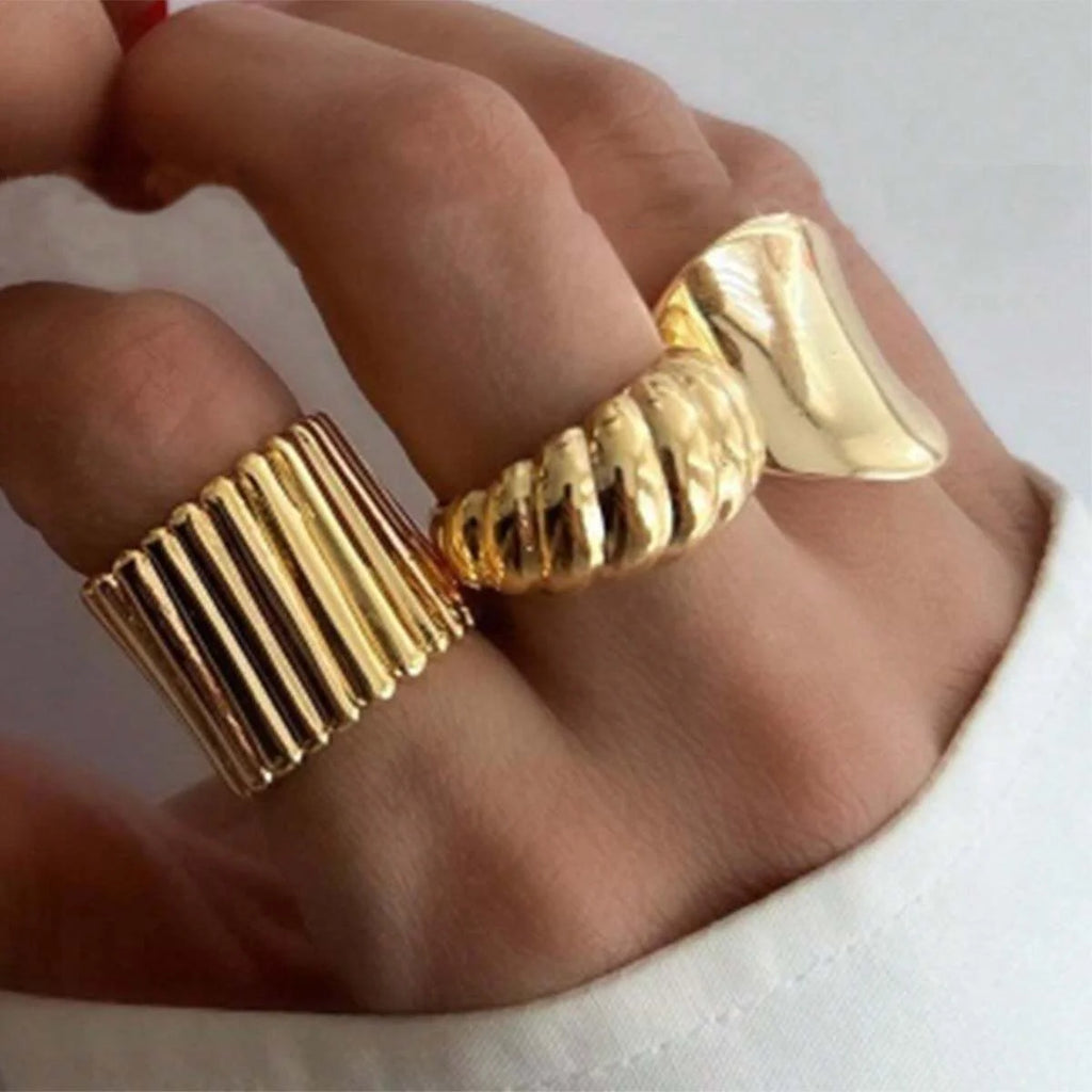 8pcs Set Asymmetrical Rings