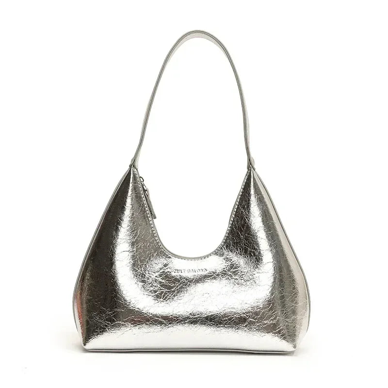 French Shoulder Bag metallic