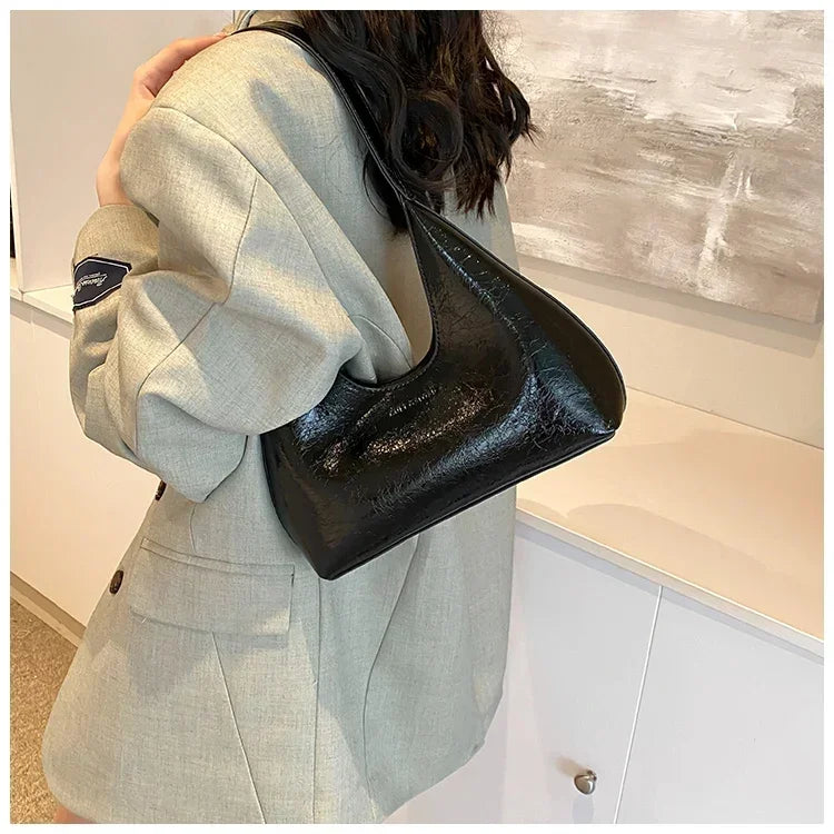 French Shoulder Bag metallic