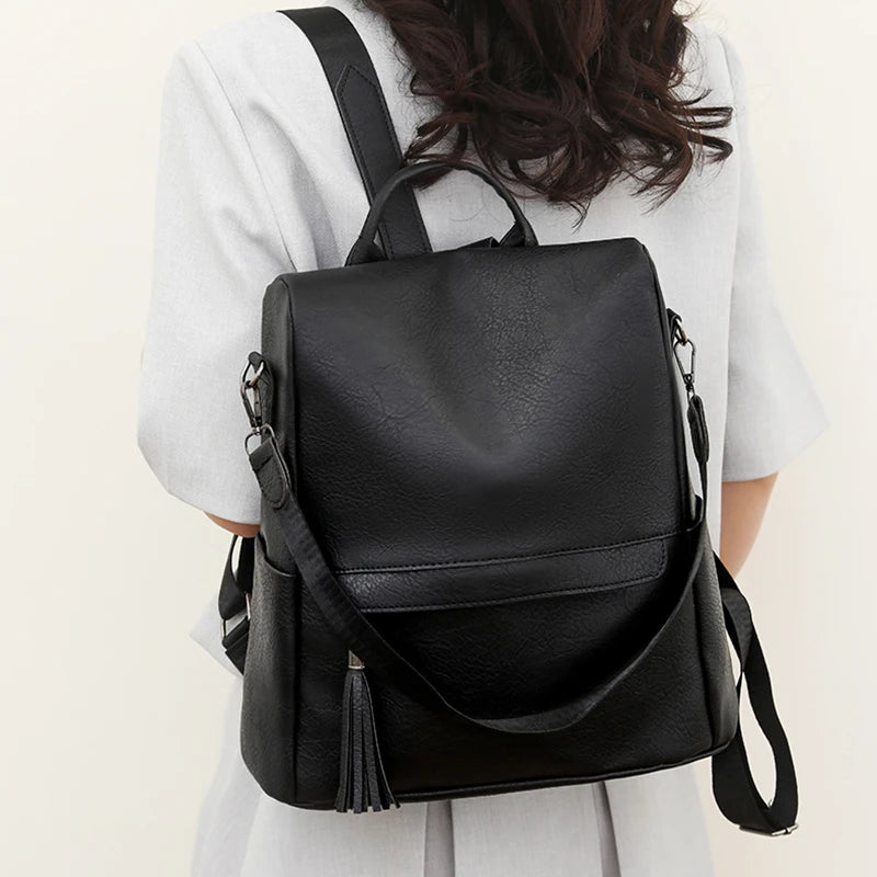 Bagpack Soft Leather Vintage