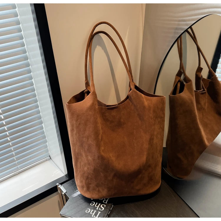 Suede Sewing Tote Bags