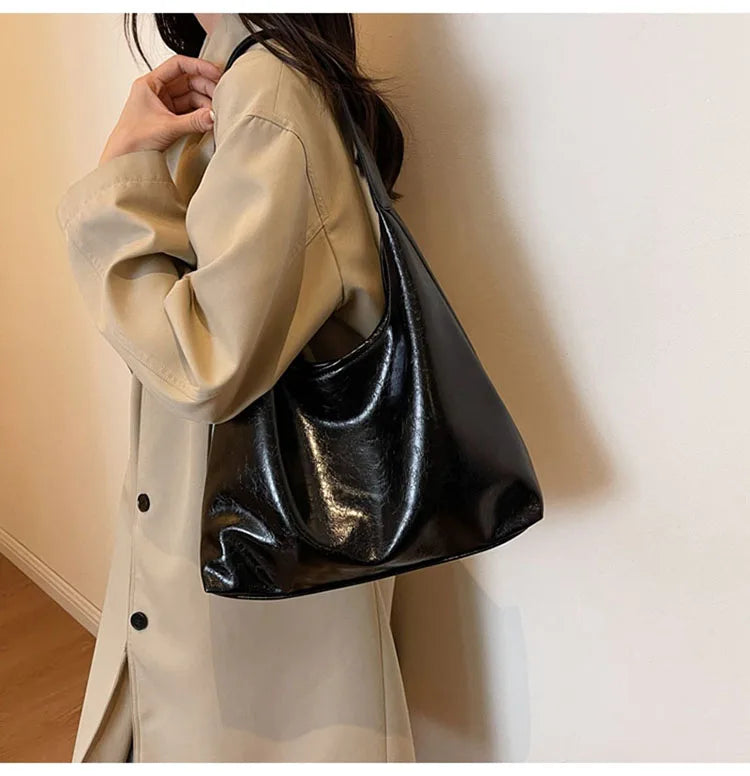 Retro Texture Single Shoulder Tote Bags