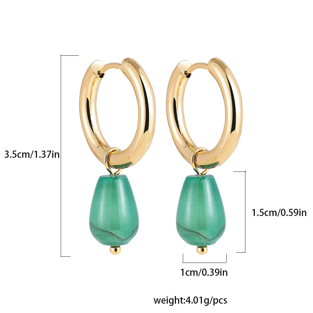 Vintage Teardrop Dangle Earrings