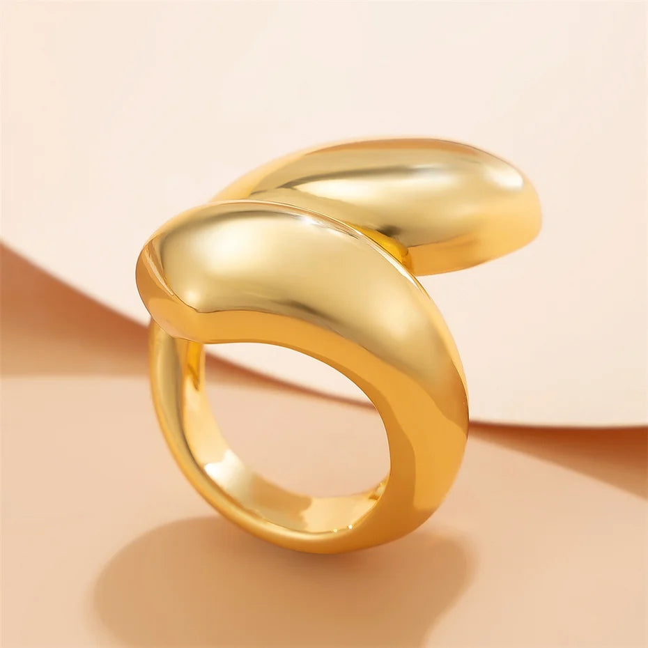 Ingemark Vintage Geometric Adjustable Finger Ring