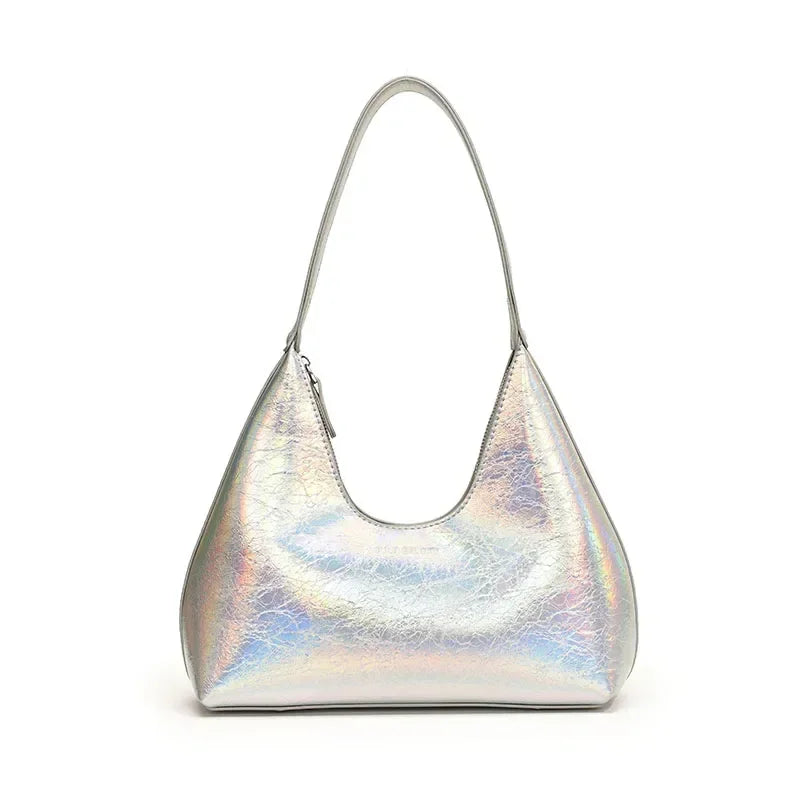 French Shoulder Bag metallic