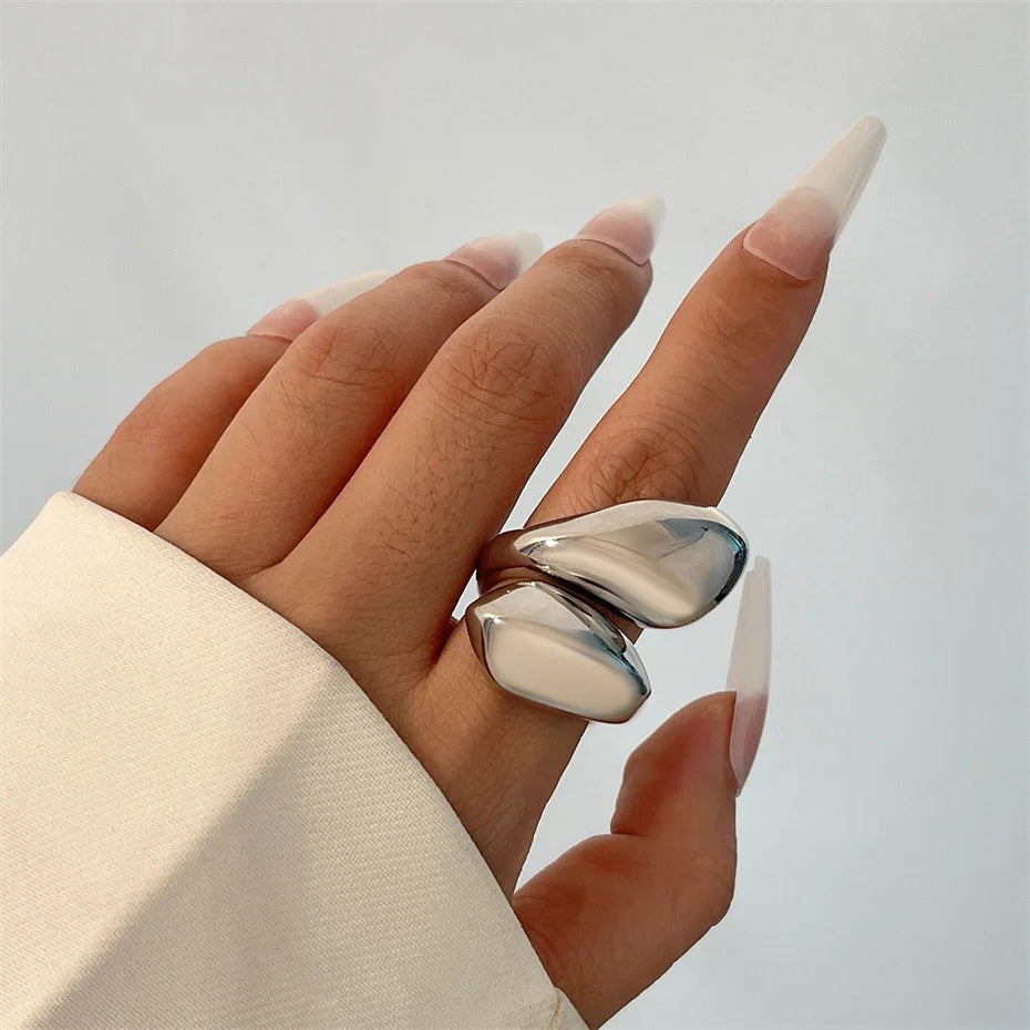Ingemark Vintage Geometric Adjustable Finger Ring