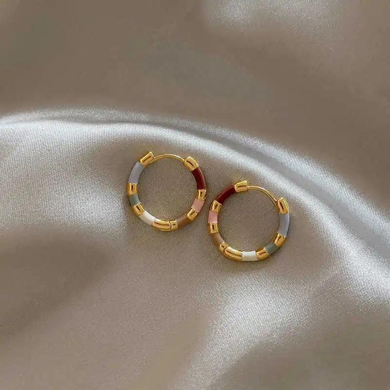 Colorful Hoop Earrings